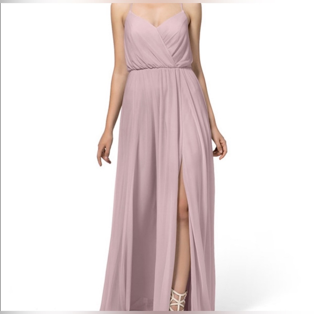 Sold ❌Azazie Darcy vintage mauve size small bridesmaid cocktail party dress